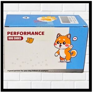 QUMY 2 Pair Dog Shoes for 17-23 Lbs Paw Protectors Pink & Khaki